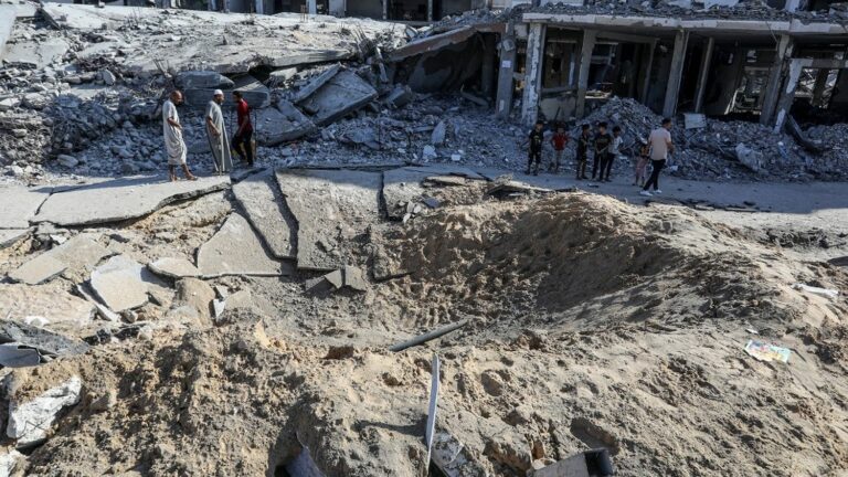 Three people killed in Israeli strike on school, Gaza Civil Defense says