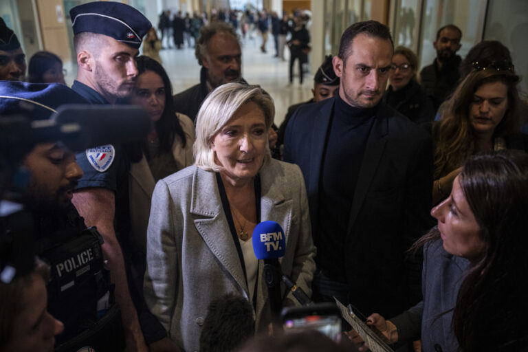 Trial of the National Rally | “We have not violated any rules”, assures Marine Le Pen