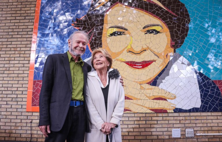 Tribute: a mural for the centenary of Janette Bertrand