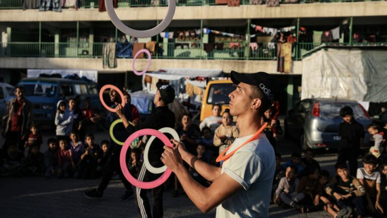 War between Israel and Hamas: in Gaza, a “free circus” wants to make children forget the war, “fear and anxiety”