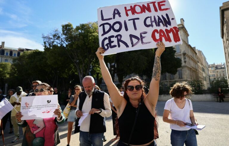 “We are all Gisèle”, demonstrations in support of rape victims in France