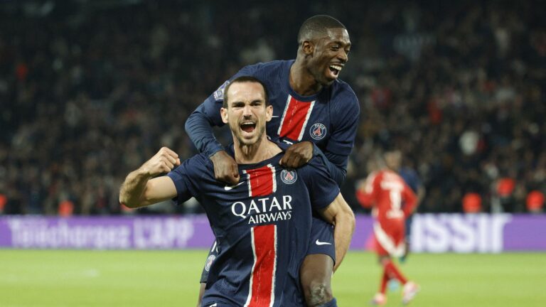 With a double from Ousmane Dembélé, PSG beat Brest and took back the lead in the championship from OM