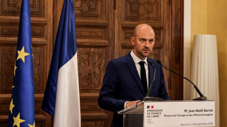 from Beirut, the head of French diplomacy “urges” Israel not to launch a land incursion into Lebanon