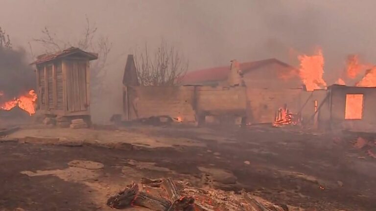 the country ravaged by fires