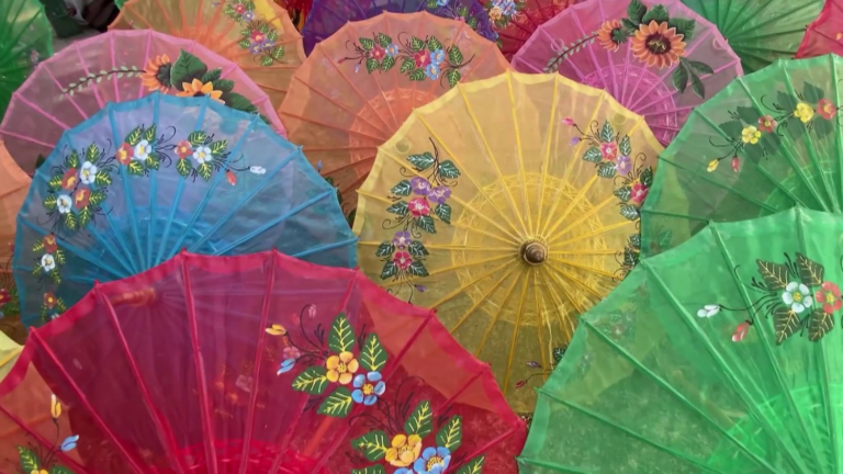 umbrellas, the country’s color palettes