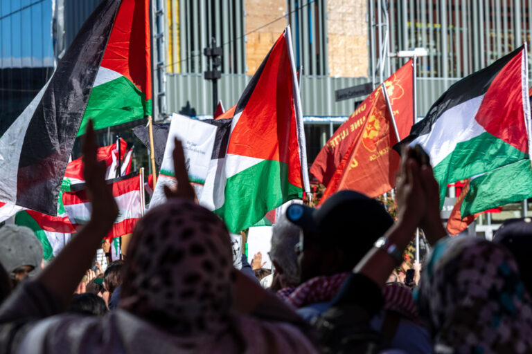 A year of war in Gaza | A pro-Palestinian demonstration was held in downtown Montreal