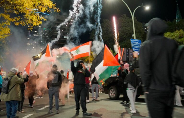 A year of war in Gaza, a year of anger in the streets of Montreal