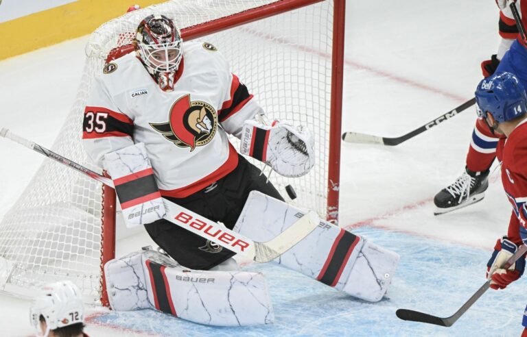 Caufield scores two goals and the Canadian defeats the Senators 4-1