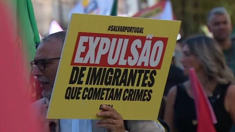 Eurozapping: anti-immigration protests in Portugal