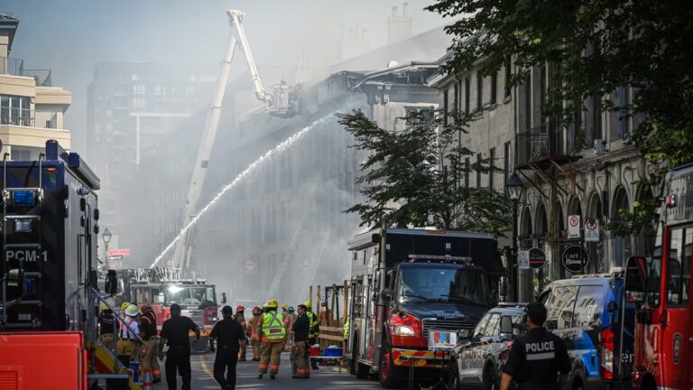 Fire in Old Montreal: one of the two arrested suspects had just served a sentence for… arson