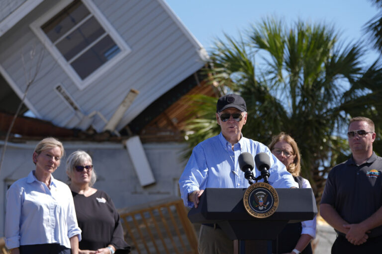 Florida | Biden reviews damage from Hurricane Milton