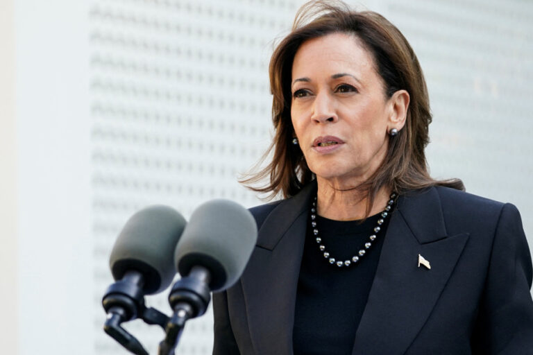 Harris says she wouldn’t meet Putin without Ukraine represented