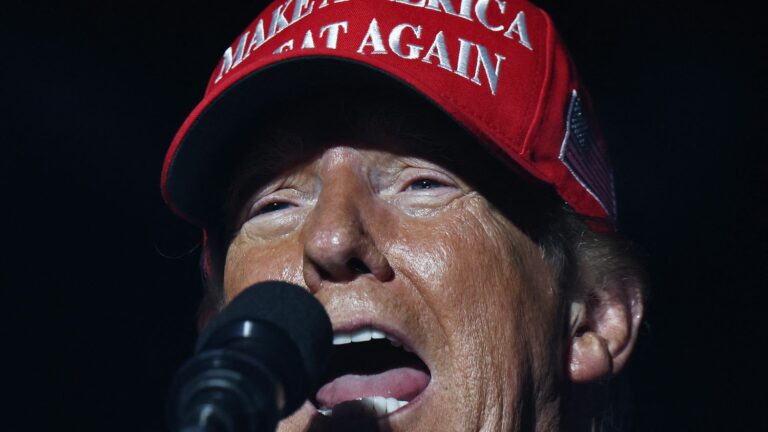 Heavily armed man arrested while trying to enter Donald Trump rally in California