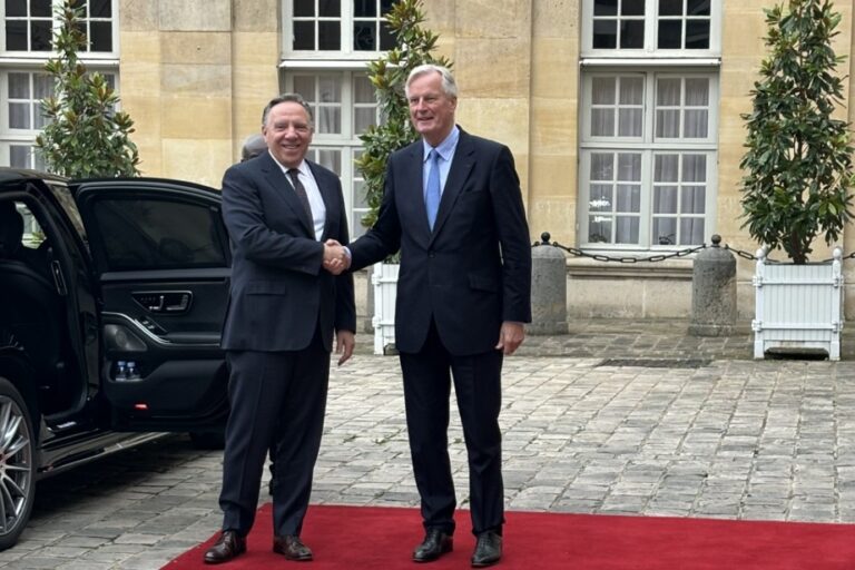 Immigration and the French language | François Legault meets the new French Prime Minister