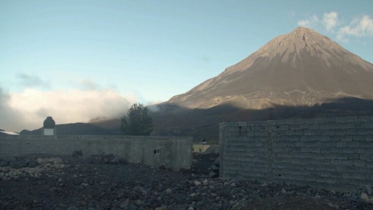 In Cape Verde, the inhabitants of the island of Fogo live among volcanic ashes