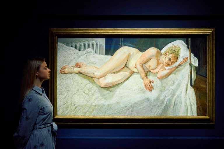 London | A painting by Lucian Freud sold for 24.9 million