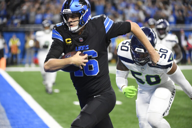 NFL | Jared Goff perfect, Lions win 42-29 against Seahawks