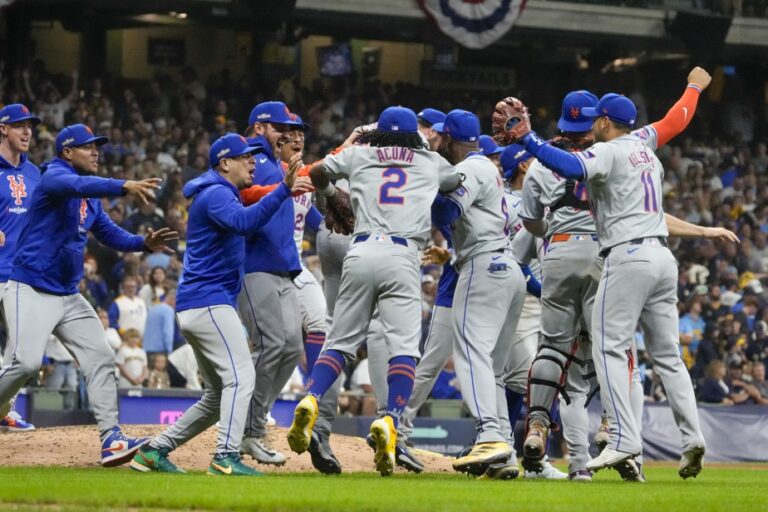 National League Series | The Mets defeat the Brewers and advance to the next round