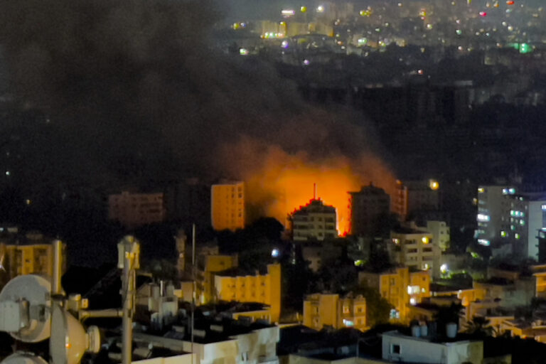 New round of Israeli air raids on southern Beirut