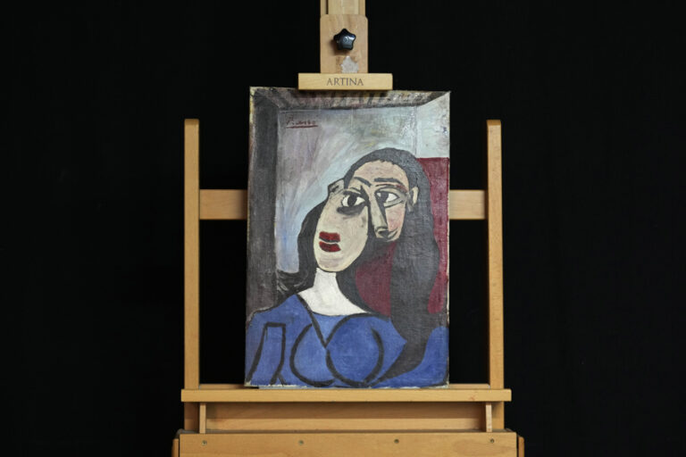 Painting found in trash | Italian family hopes it’s a Picasso