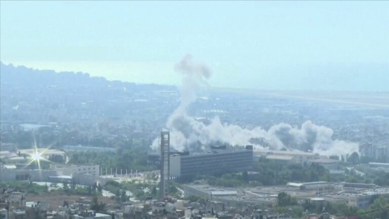 South Beirut hit again