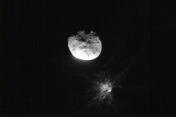 Study of a deflected asteroid by NASA | The Hera probe soon on its way