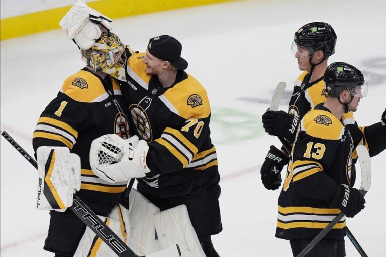 The Canadian drops the flag 6-4 against the Bruins