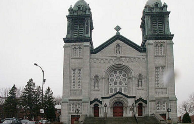 The century-old Notre-Dame-des-Sept-Allégresses church in Trois-Rivières was destroyed by flames