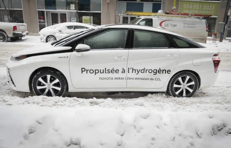 The hydrogen car does not pass the test of the Quebec winter