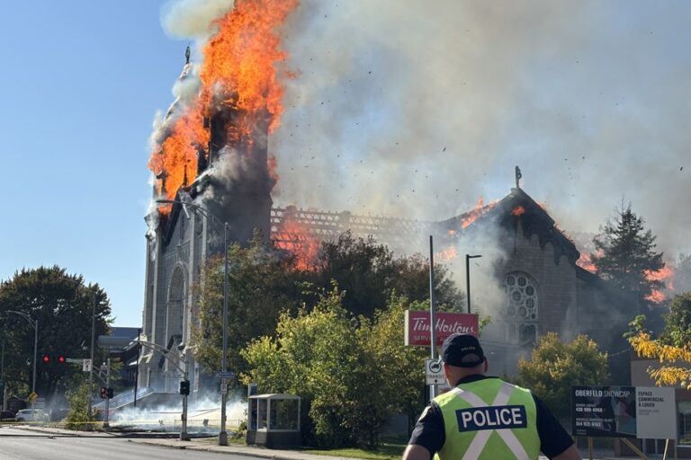 Trois-Rivières | A church and its revitalization project go up in flames