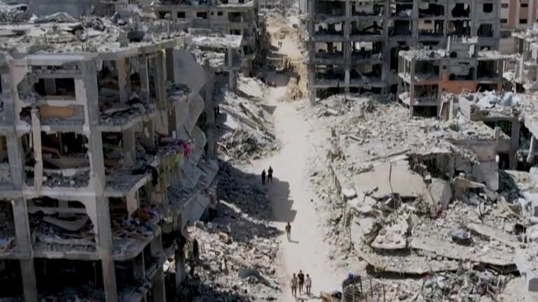 almost a year after the October 7 attack, residents live among the ruins