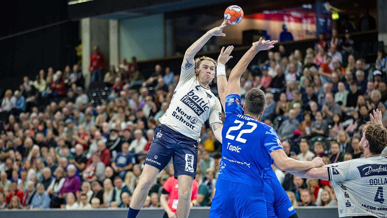 Flensburg Releases Tension in Handball Match Against Tatabanya