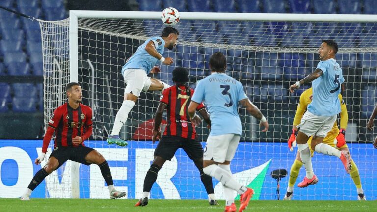 rainy and unhappy evening for Nice, severely beaten by Lazio Rome