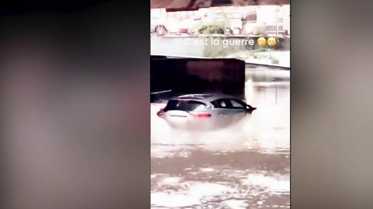 the Old Port wakes up underwater after torrential rains