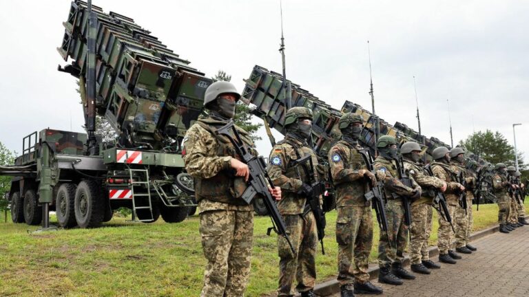 the Russian army says it has “hit” two Patriot anti-aircraft system launchers