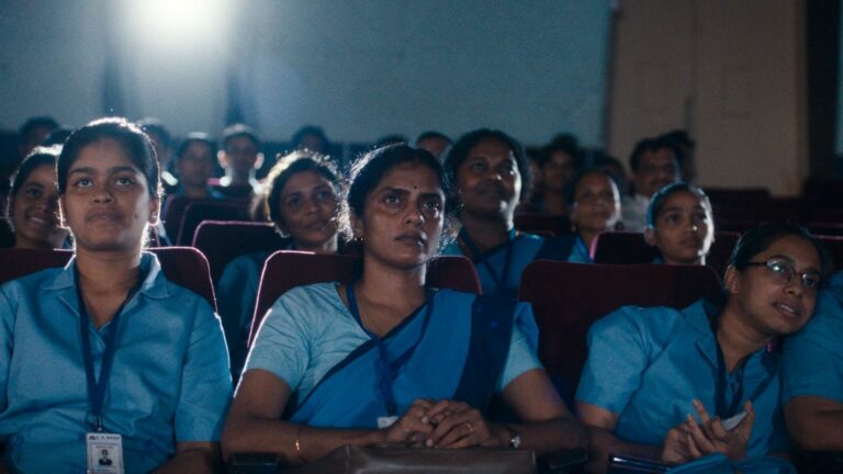 three generations of Indian women in the light