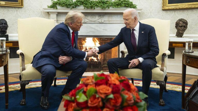 Biden and Trump Reunite at the White House for a Historic Meeting