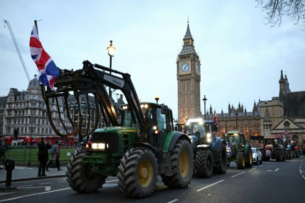 Farmers Rally in London Opposing New Inheritance Tax Proposal - November 19, 2024