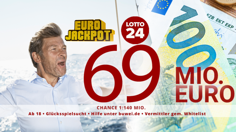 Eurojackpot Jackpot Increases: Tomorrow's Prize Reaches 69 Million