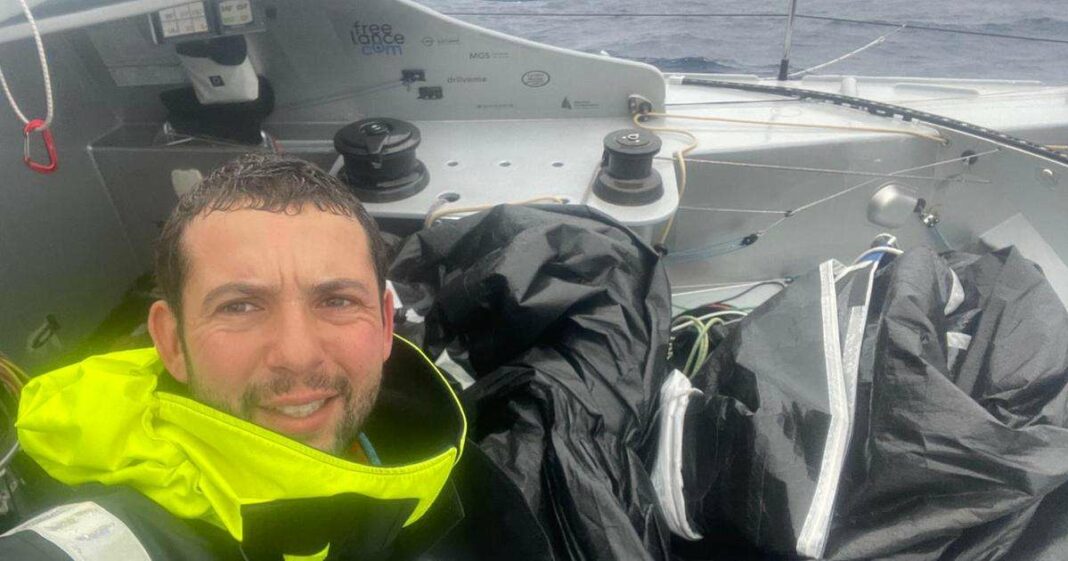 Guirec Soudée Braves Cape Horn's Icy Waters to Recover Sail Trapped Under Hull in Vendée Globe