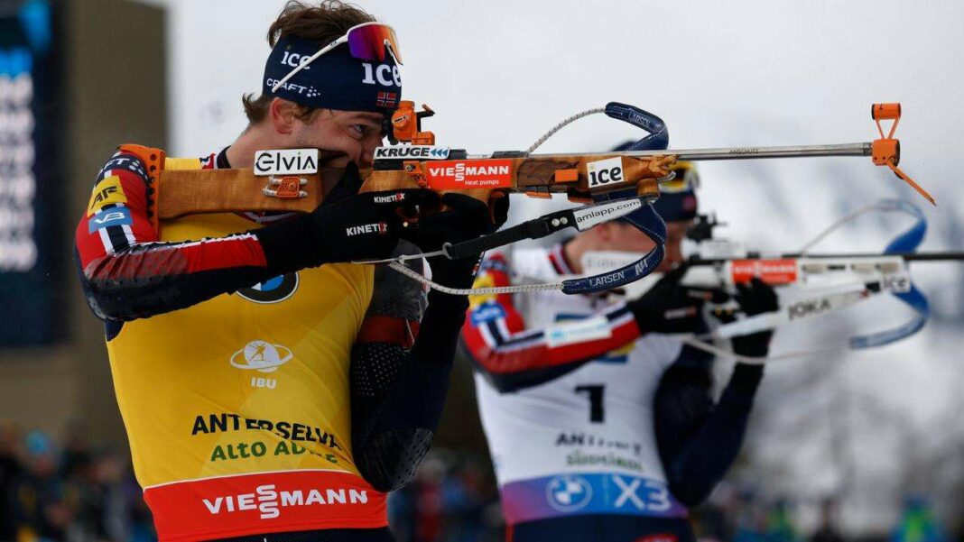 Biathlon World Cup: Laegreid's Flawless Performance Leads to Pursuit Victory in Antholz