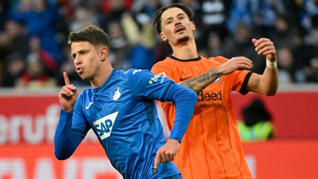 Title: Last-Minute Equalizer Secures Draw for Hoffenheim Against Frankfurt