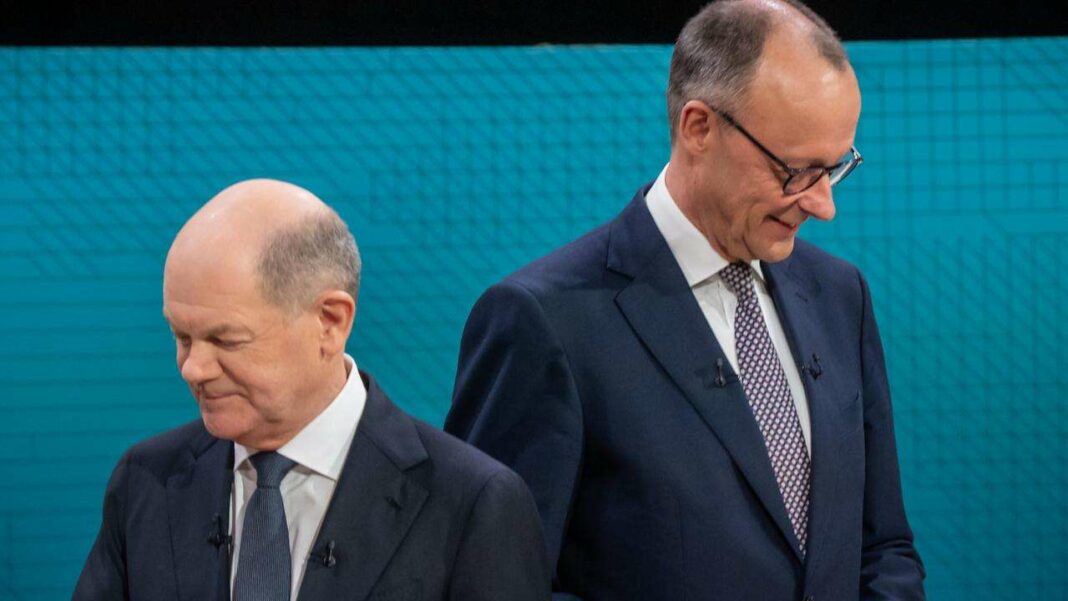 Title: Scholz and Merz Face Off: A Clash of Political Leaders