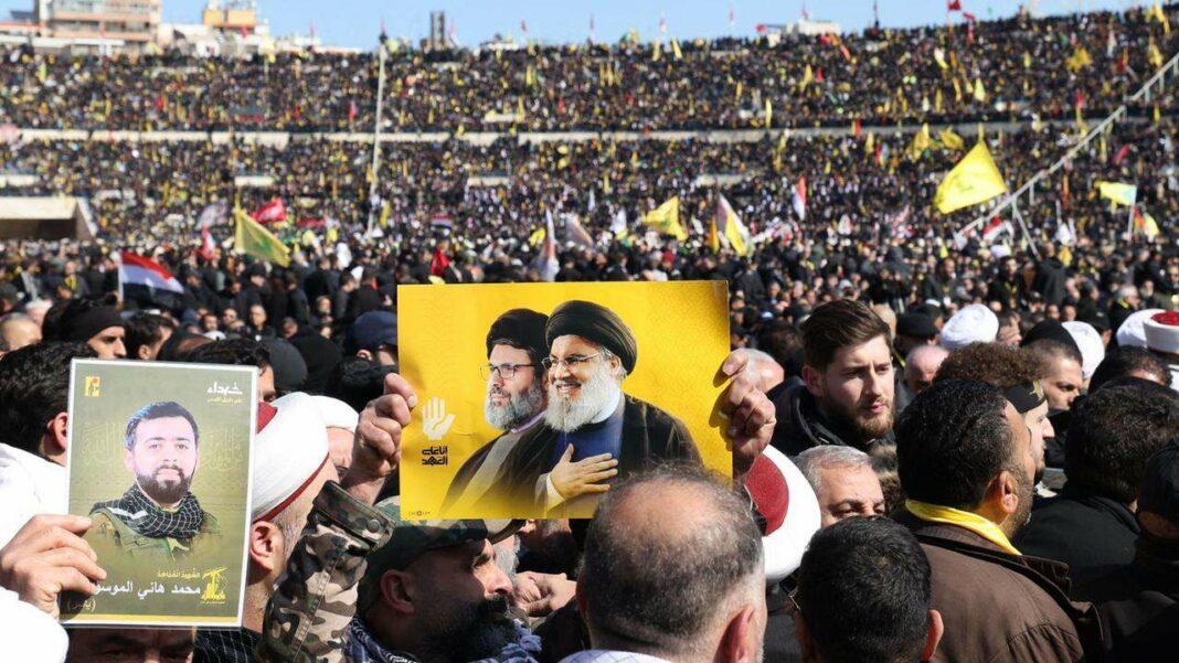 Massive Turnout at Funeral for Hezbollah Leader Nasrallah After His Death