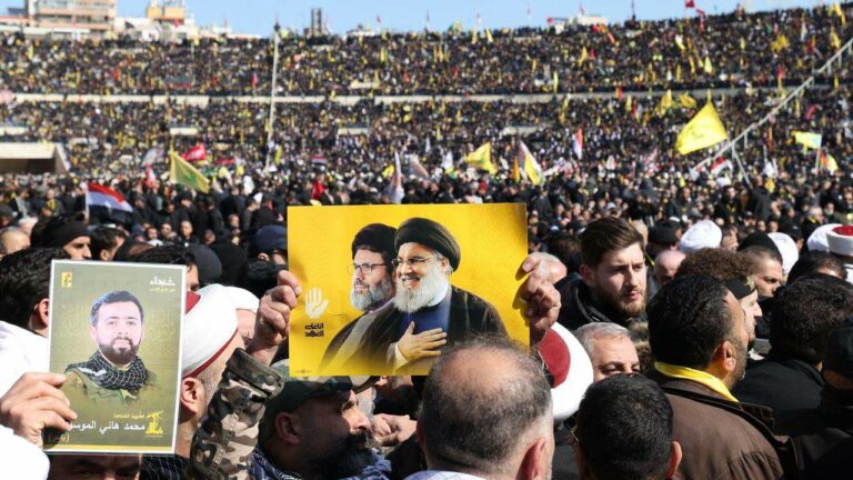 Massive Turnout at Funeral for Hezbollah Leader Nasrallah After His Death