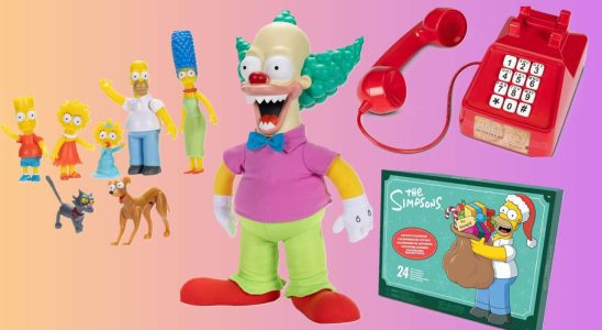 Nouveaux objets de collection Simpsons en précommande, y compris une poupée Krusty parlante avec une corde à tirer