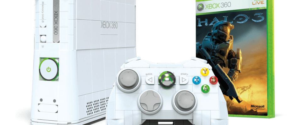Le kit de construction Xbox 360 de type Lego coûte plus du double d'une Xbox 360 d'occasion
