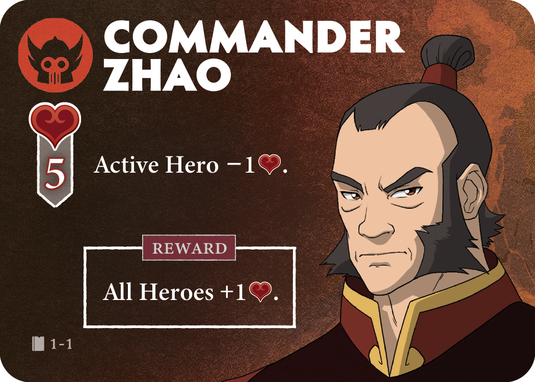 Illustration de carte pour le commandant Zhao d'Avatar : Le dernier maître de l'air — Le destin d'Aang