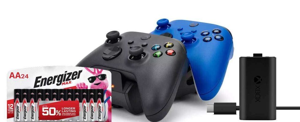 Offres de chargeur de manette – Kit officiel de jeu et de charge Xbox, batteries Energizer à bas prix, et plus encore