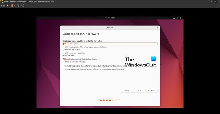 Installer Ubuntu sur VMWare Workstation
